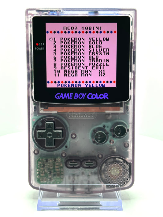 Game Boy Color Atomic Purple with IPS Screen