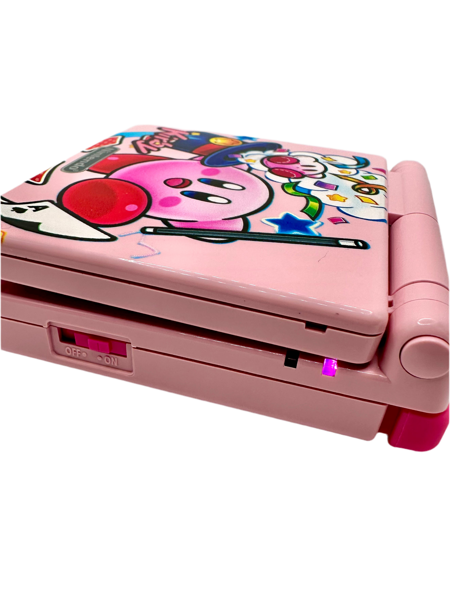 Kirby Game Boy Advance SP with IPS Screen