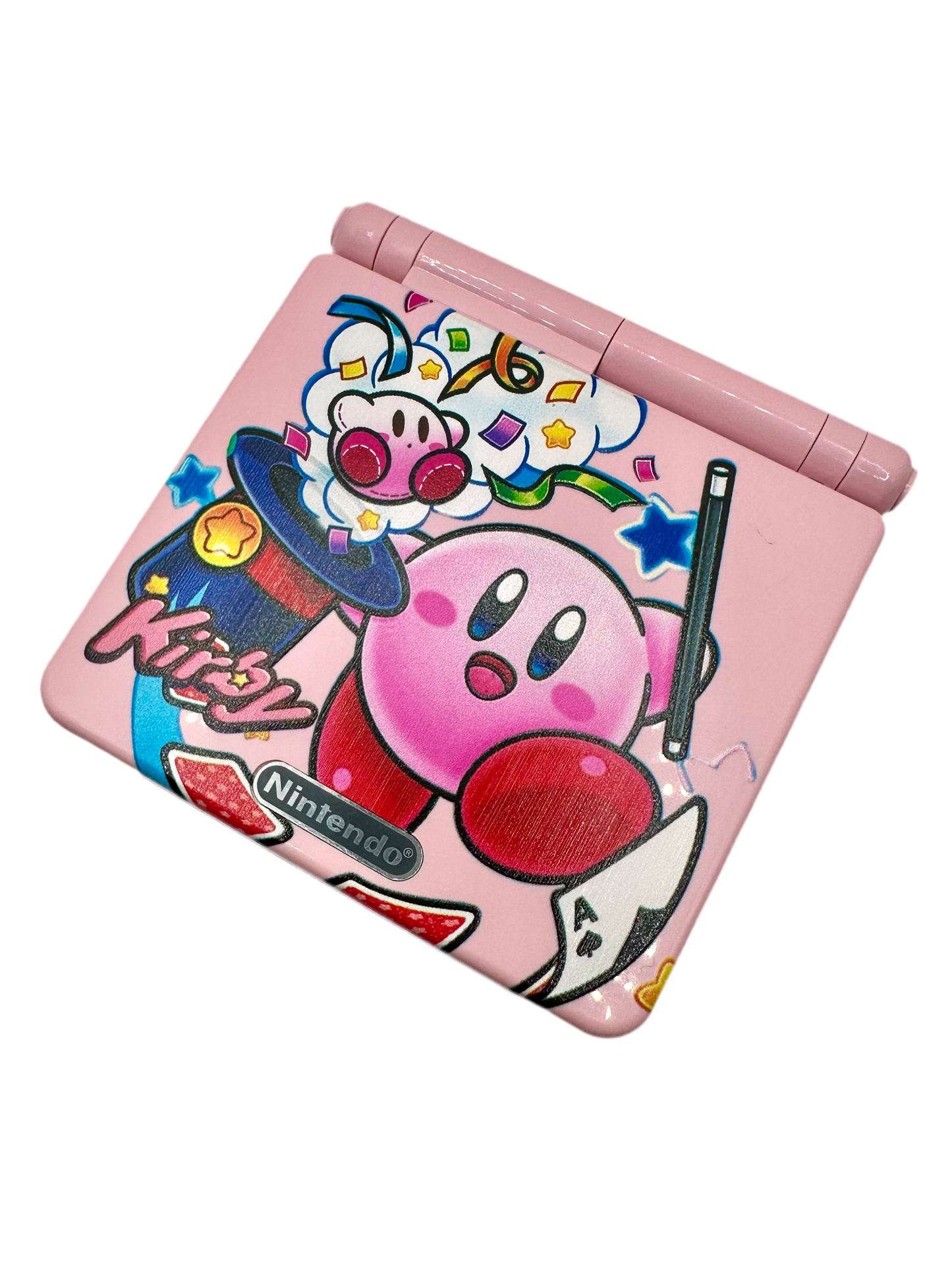 Kirby Game Boy Advance SP with IPS Screen