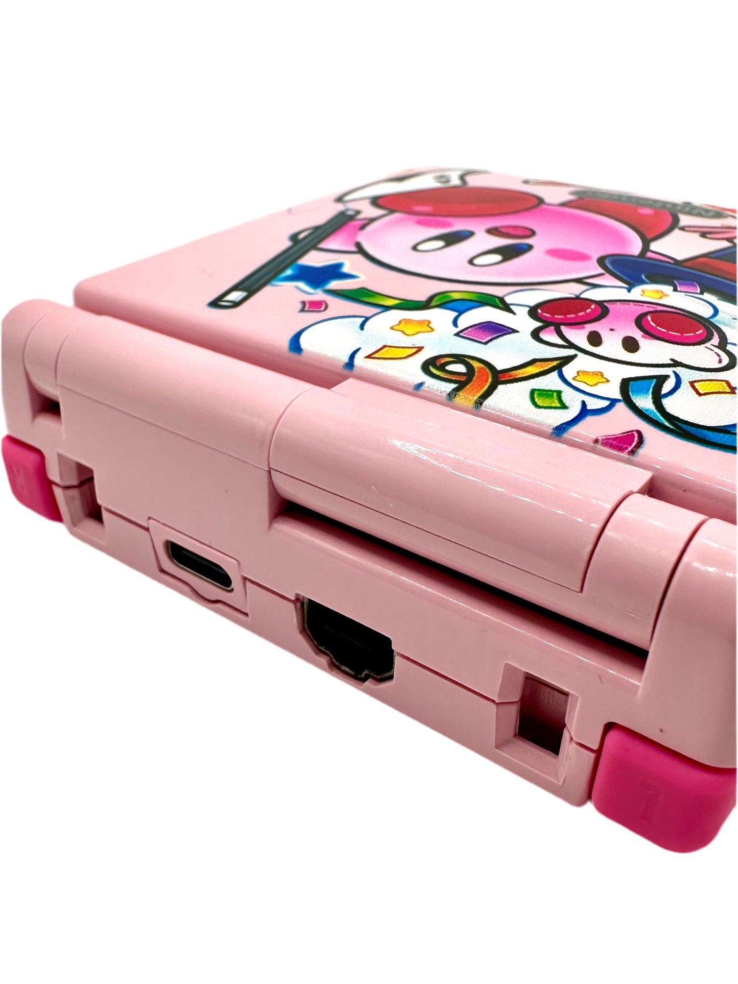 Kirby Game Boy Advance SP with IPS Screen