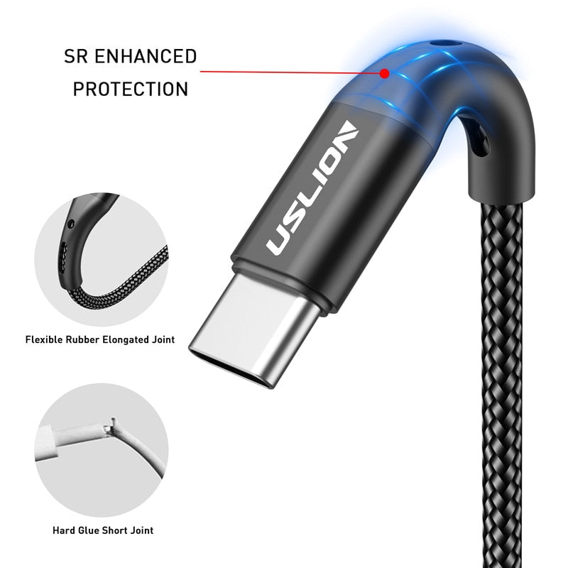Fast Charging USB-C & Micro USB cables