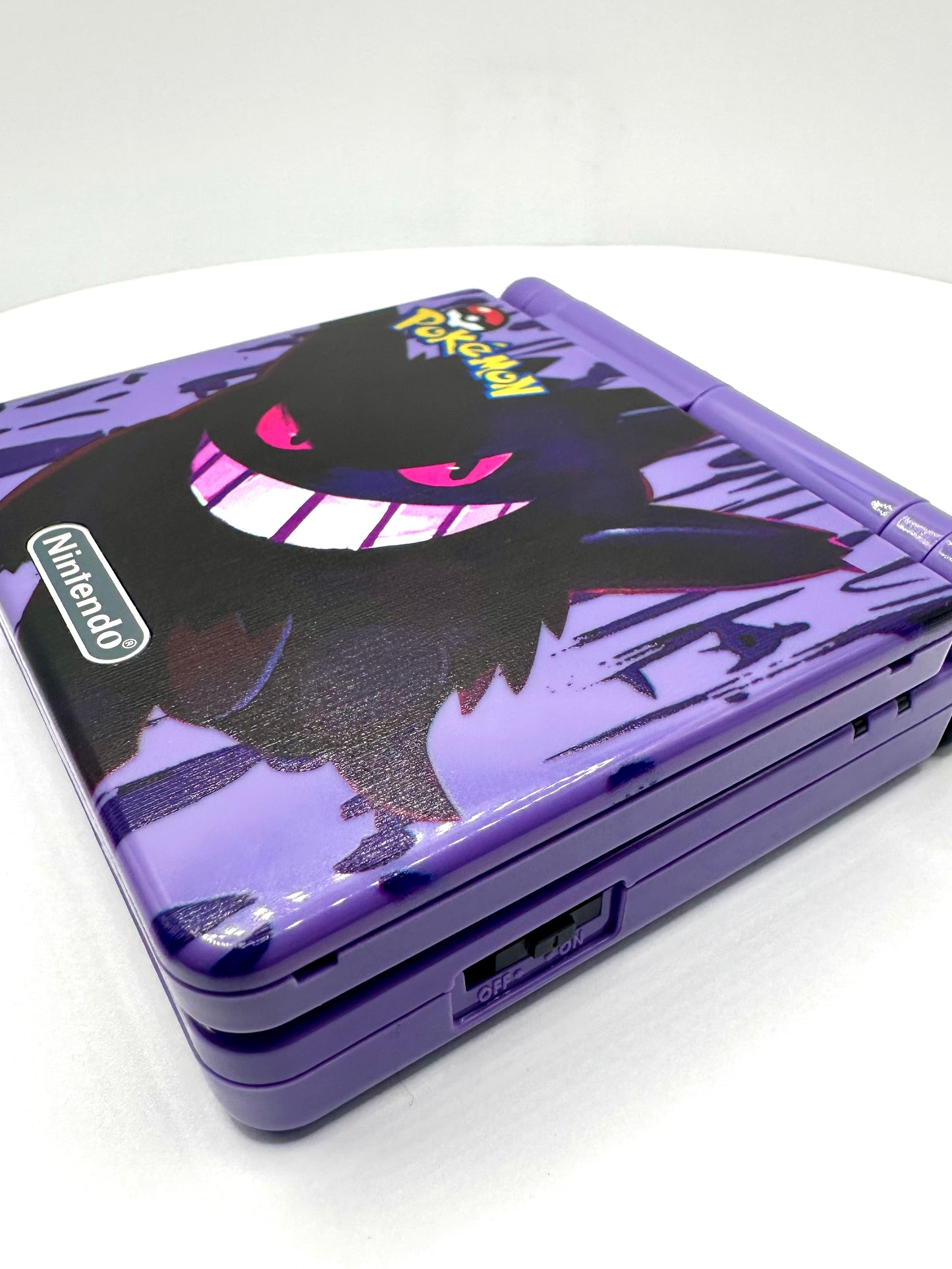 Gengar Game Boy Advance SP with IPS Screen