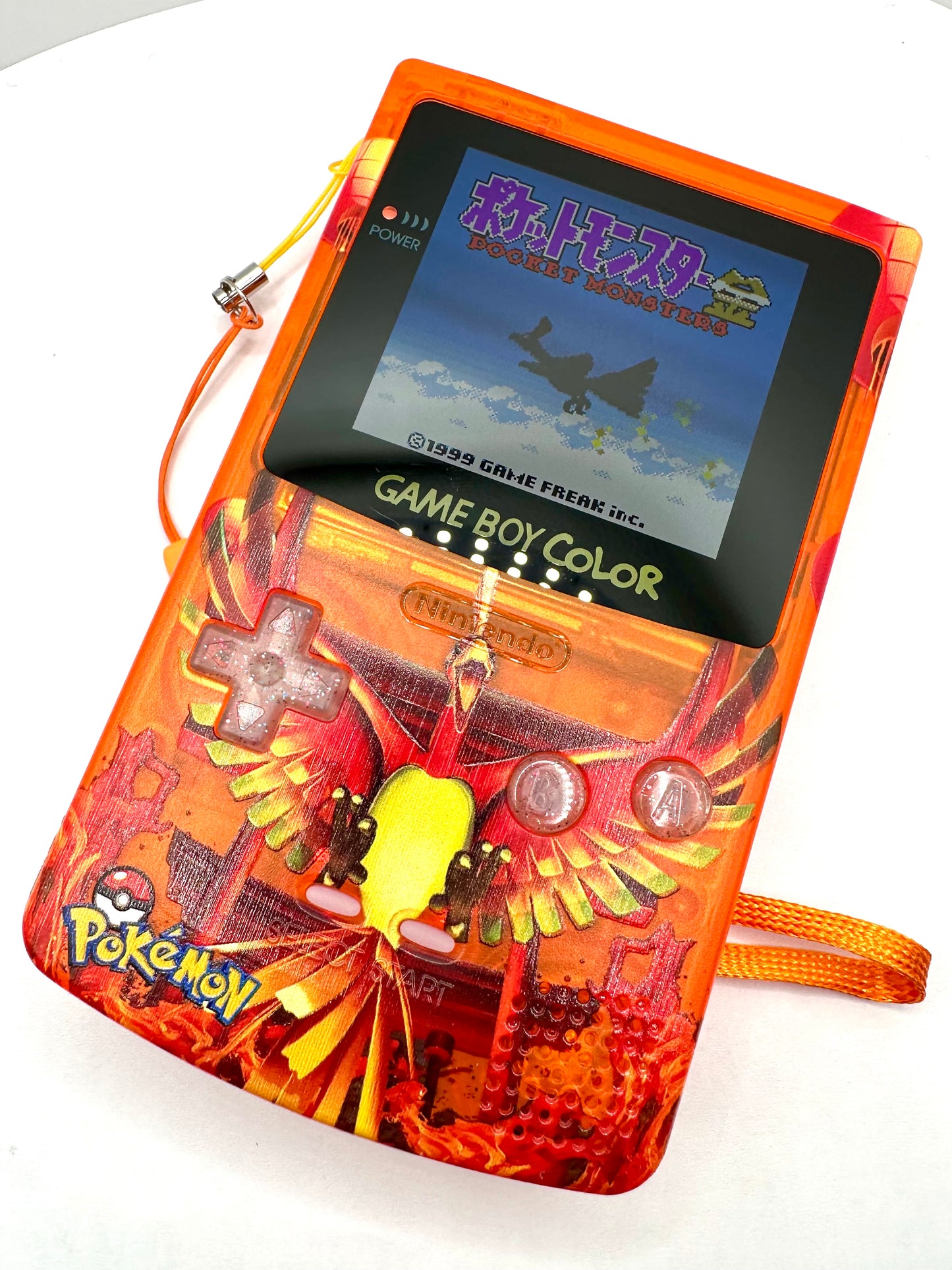 Ho-Oh Game Boy Color with OLED Touch Screen & Button LEDs
