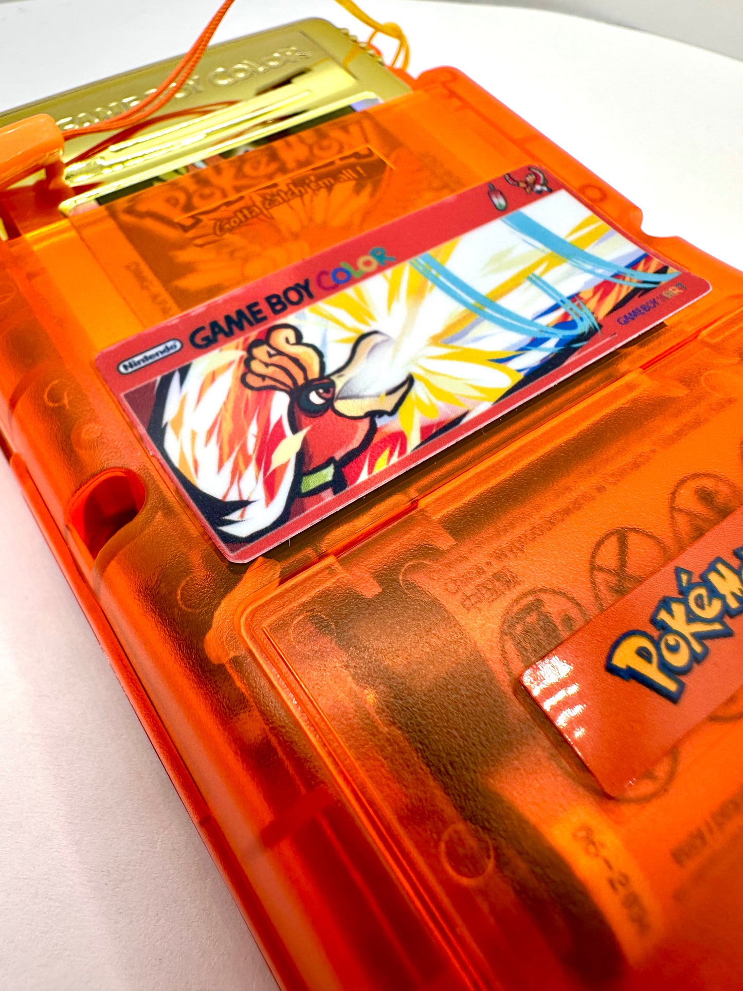 Ho-Oh Game Boy Color with OLED Touch Screen & Button LEDs