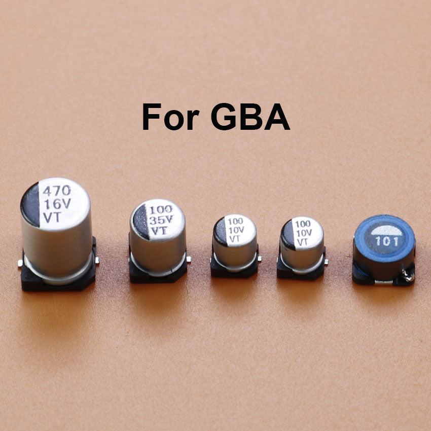 New Capacitor Set for GBP GBC GBA GBA SP