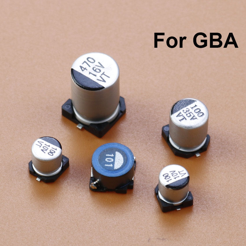 New Capacitor Set for GBP GBC GBA GBA SP