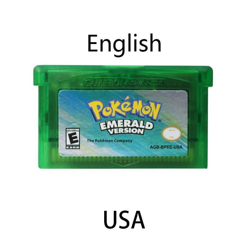GBA Poke Series Game Cartridge Reproductions