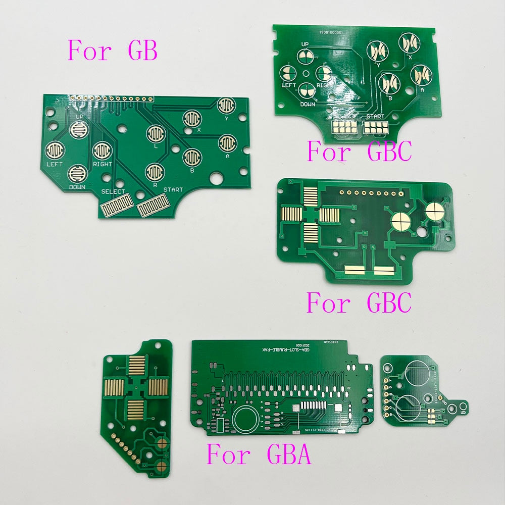 DIY Button PCB Board For GBA GBC GB