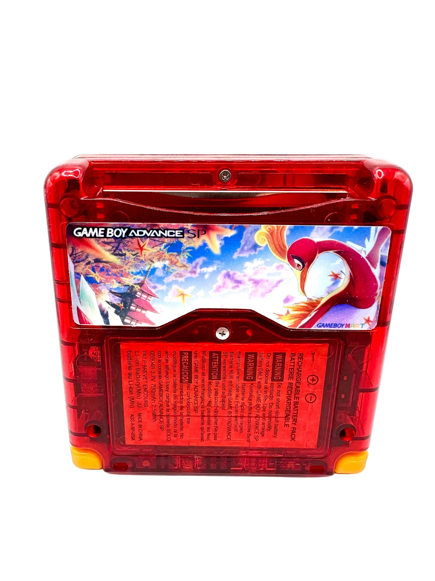 Ho-Oh Game Boy Advance SP with IPS Screen