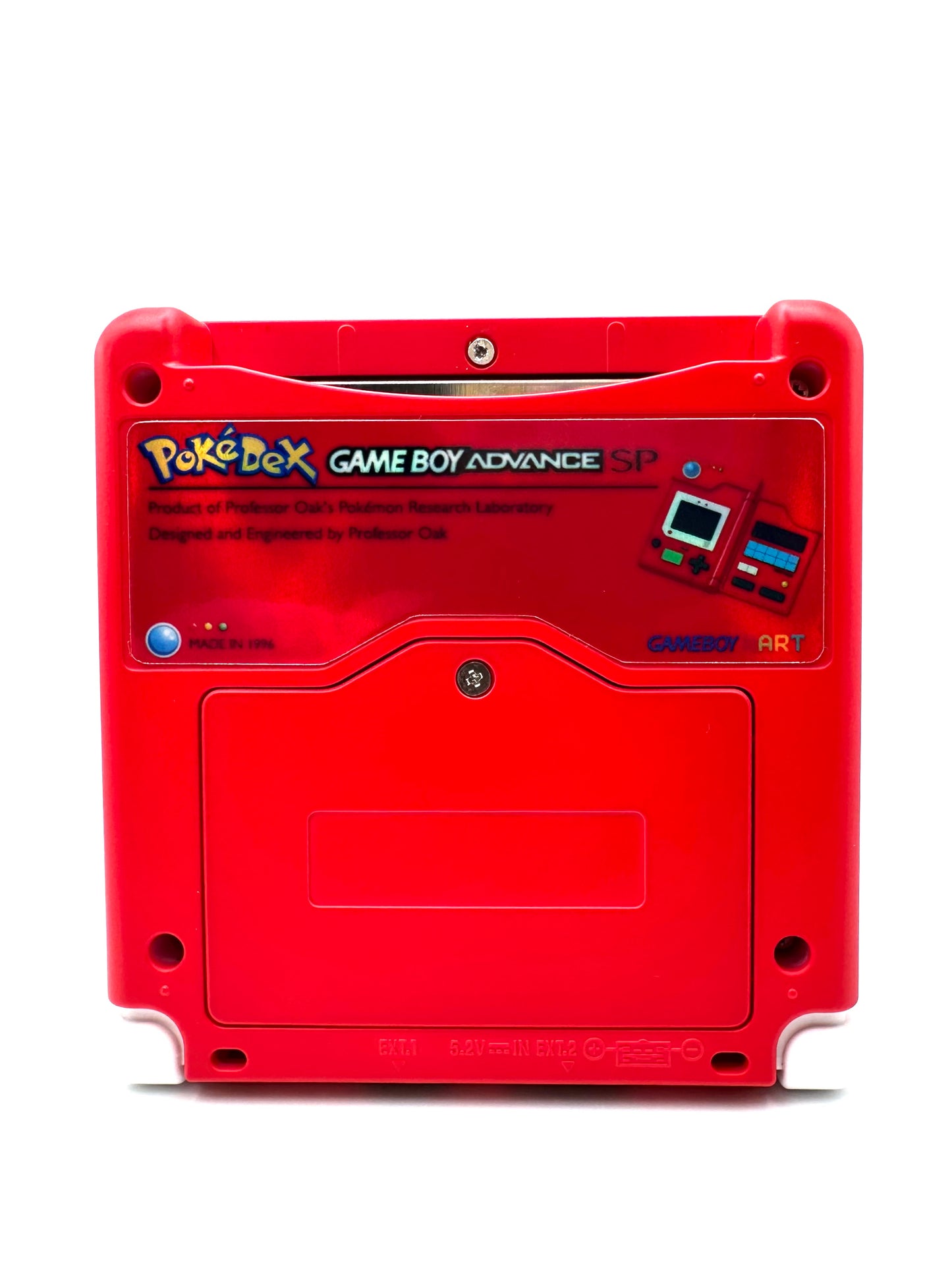 Pokédex Game Boy Advance SP with IPS Screen & Button LEDs