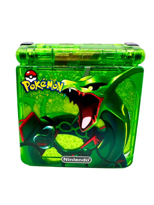 Rayquaza Game Boy Advance SP with IPS Screen