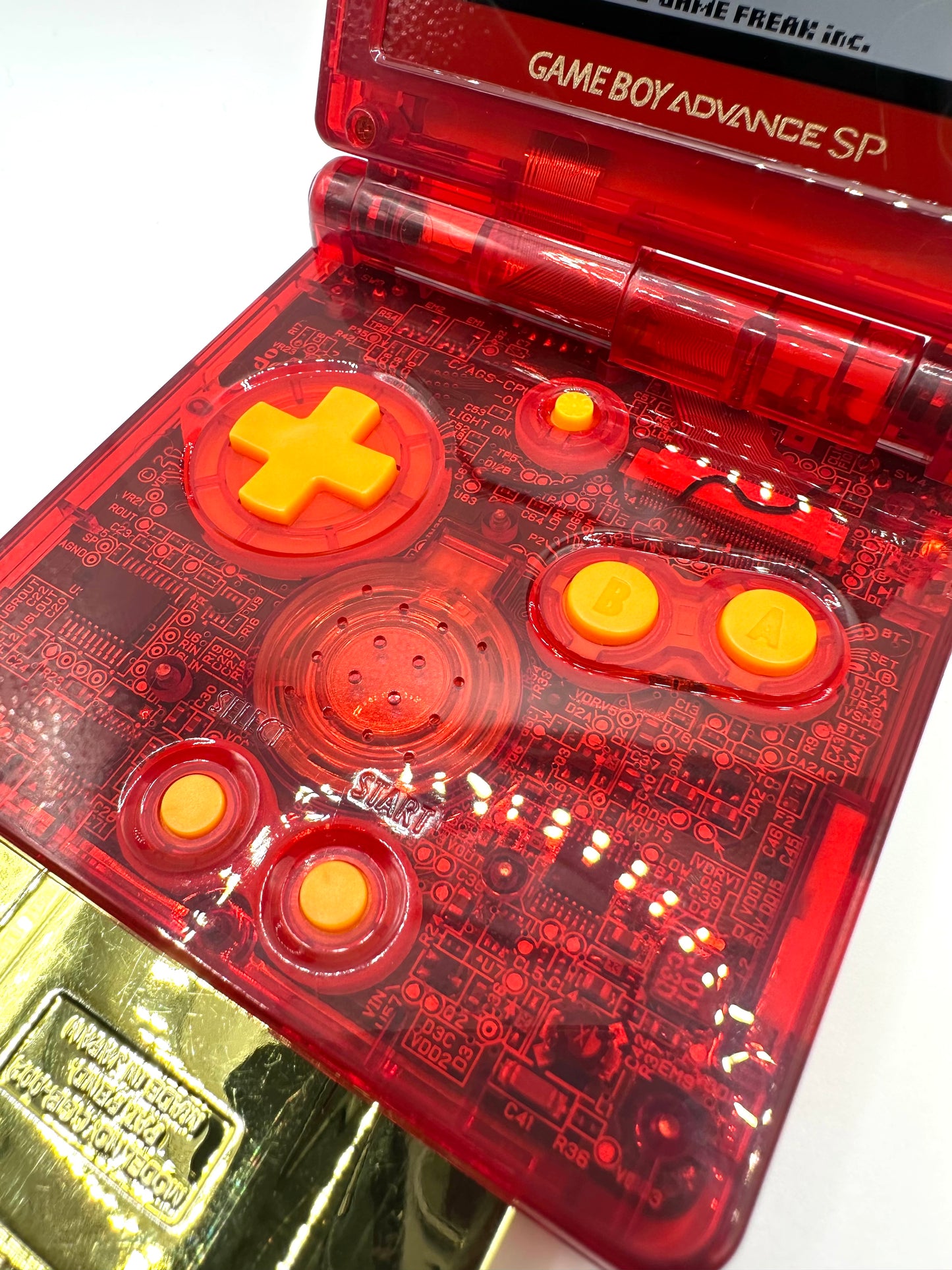 Ho-Oh Game Boy Advance SP with IPS Screen