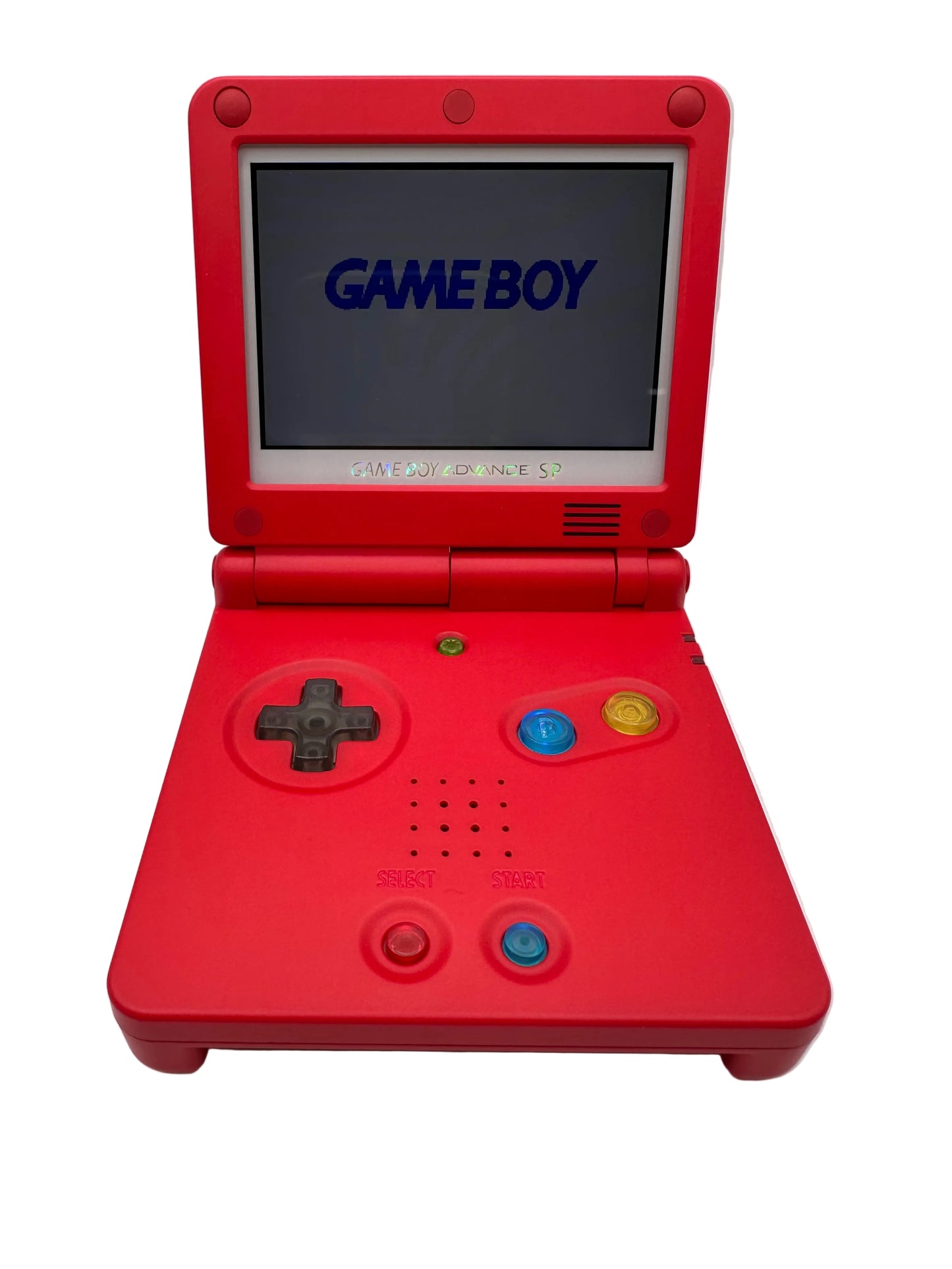 Pokédex Game Boy Advance SP with IPS Screen & Button LEDs