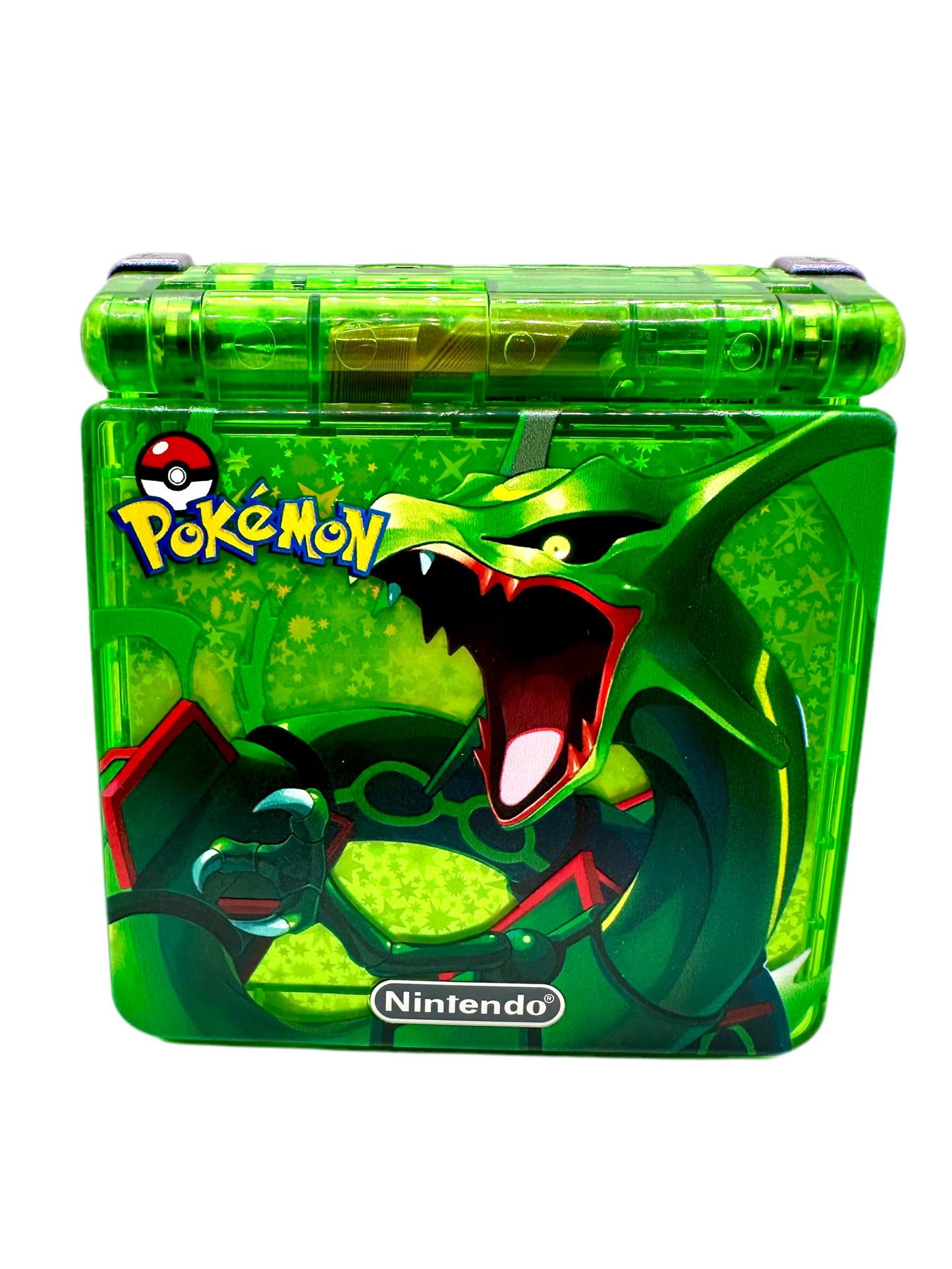 Rayquaza Game Boy Advance SP with IPS Screen