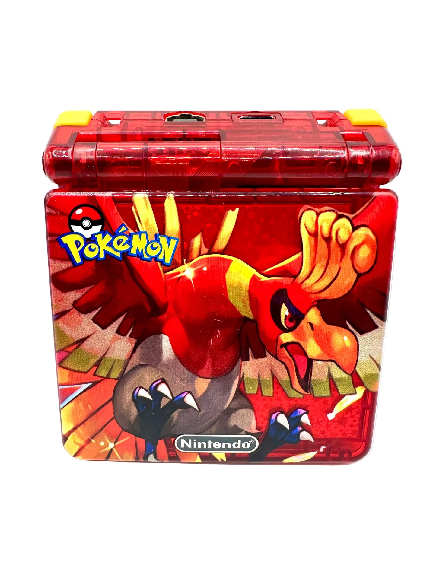 Ho-Oh Game Boy Advance SP with IPS Screen