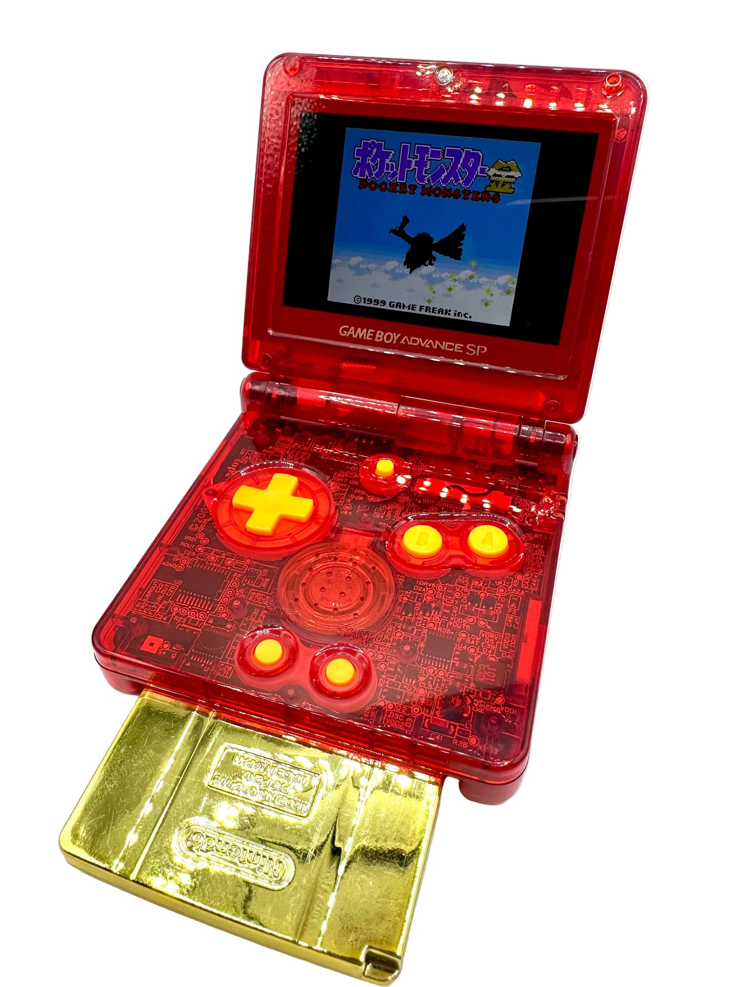 Ho-Oh Game Boy Advance SP with IPS Screen