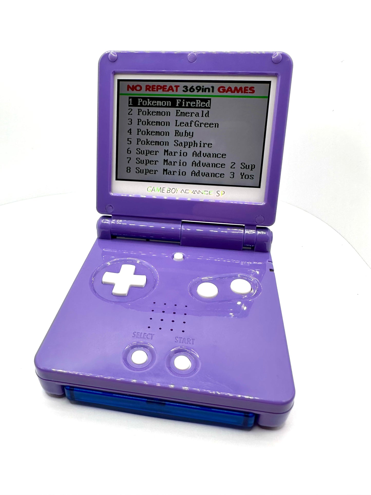 Gengar Haunter Ghastly Game Boy Advance SP with IPS Screen