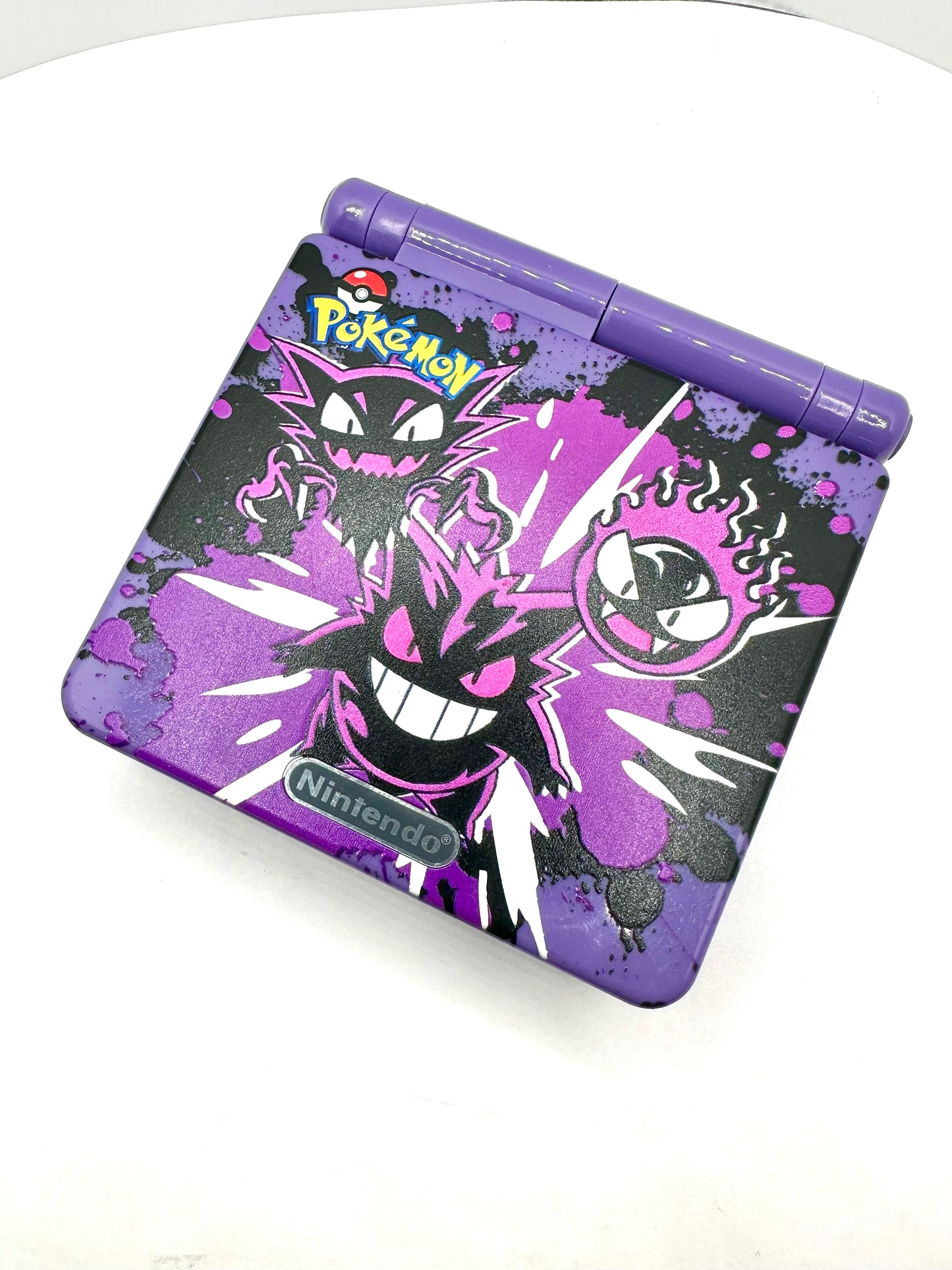 Gengar Haunter Ghastly Game Boy Advance SP with IPS Screen