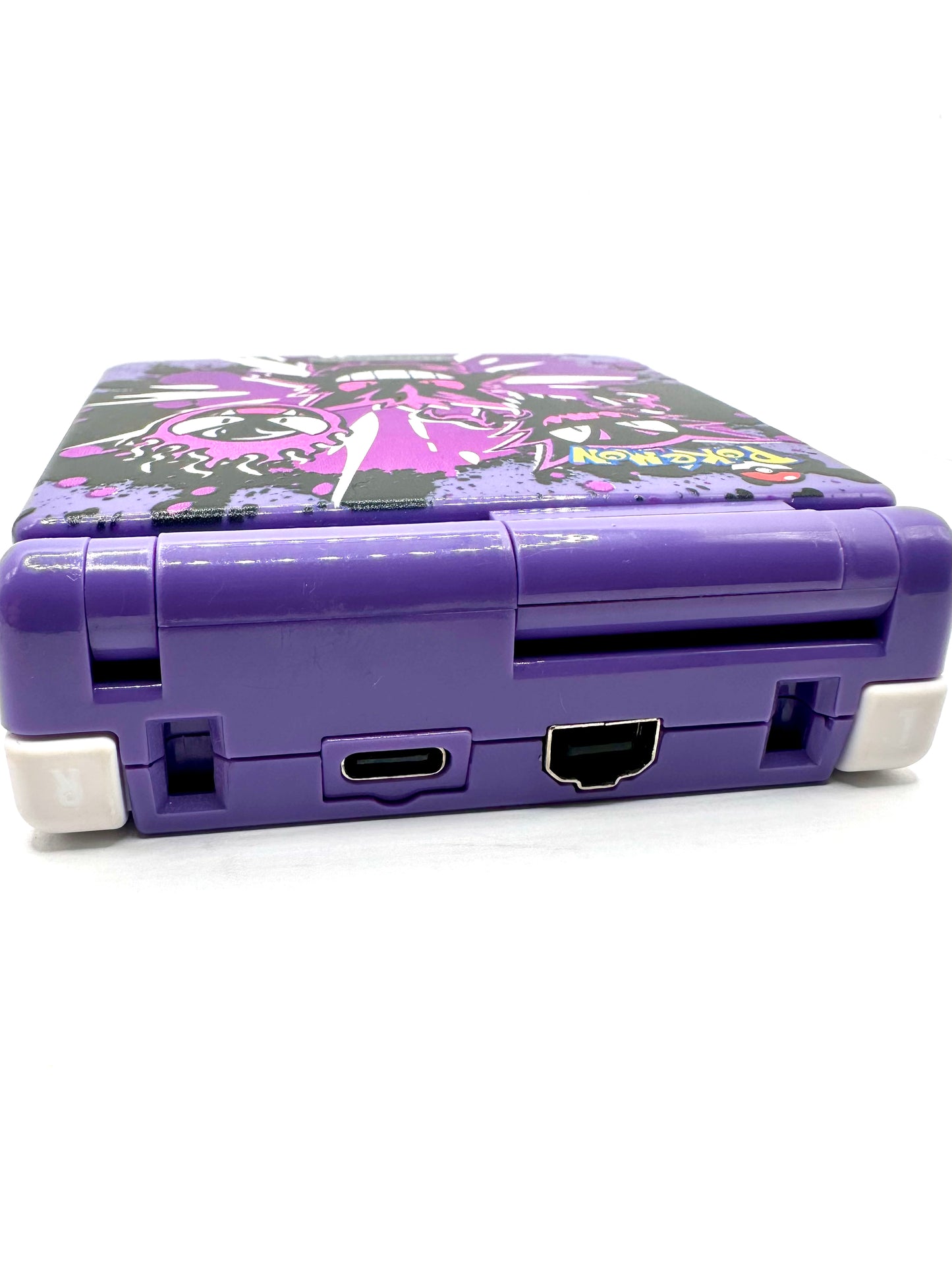 Gengar Haunter Ghastly Game Boy Advance SP with IPS Screen
