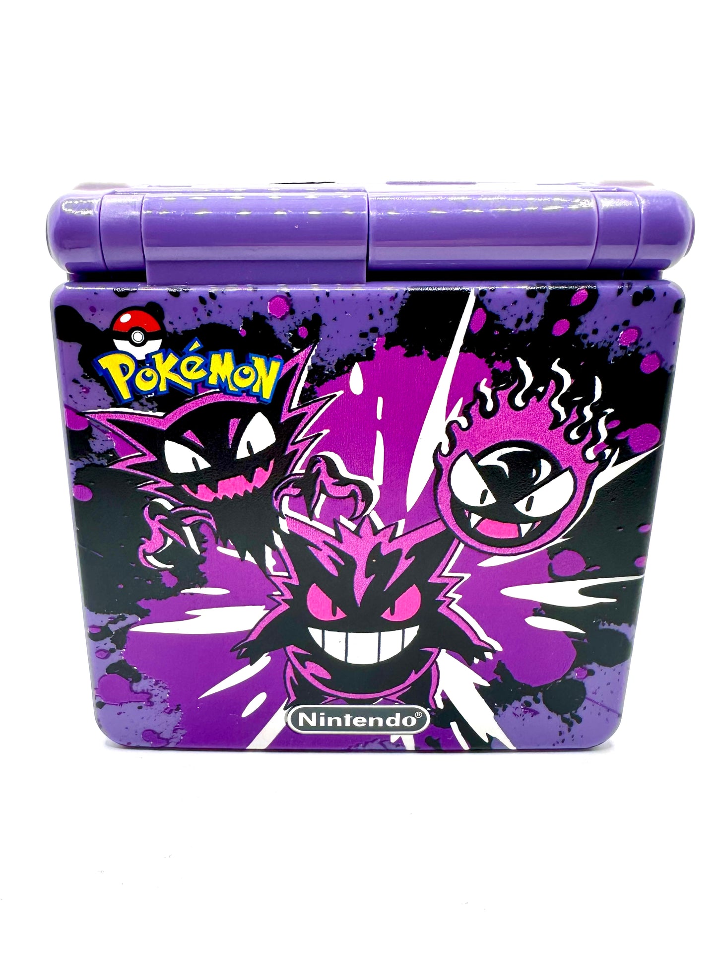 Gengar Haunter Ghastly Game Boy Advance SP with IPS Screen
