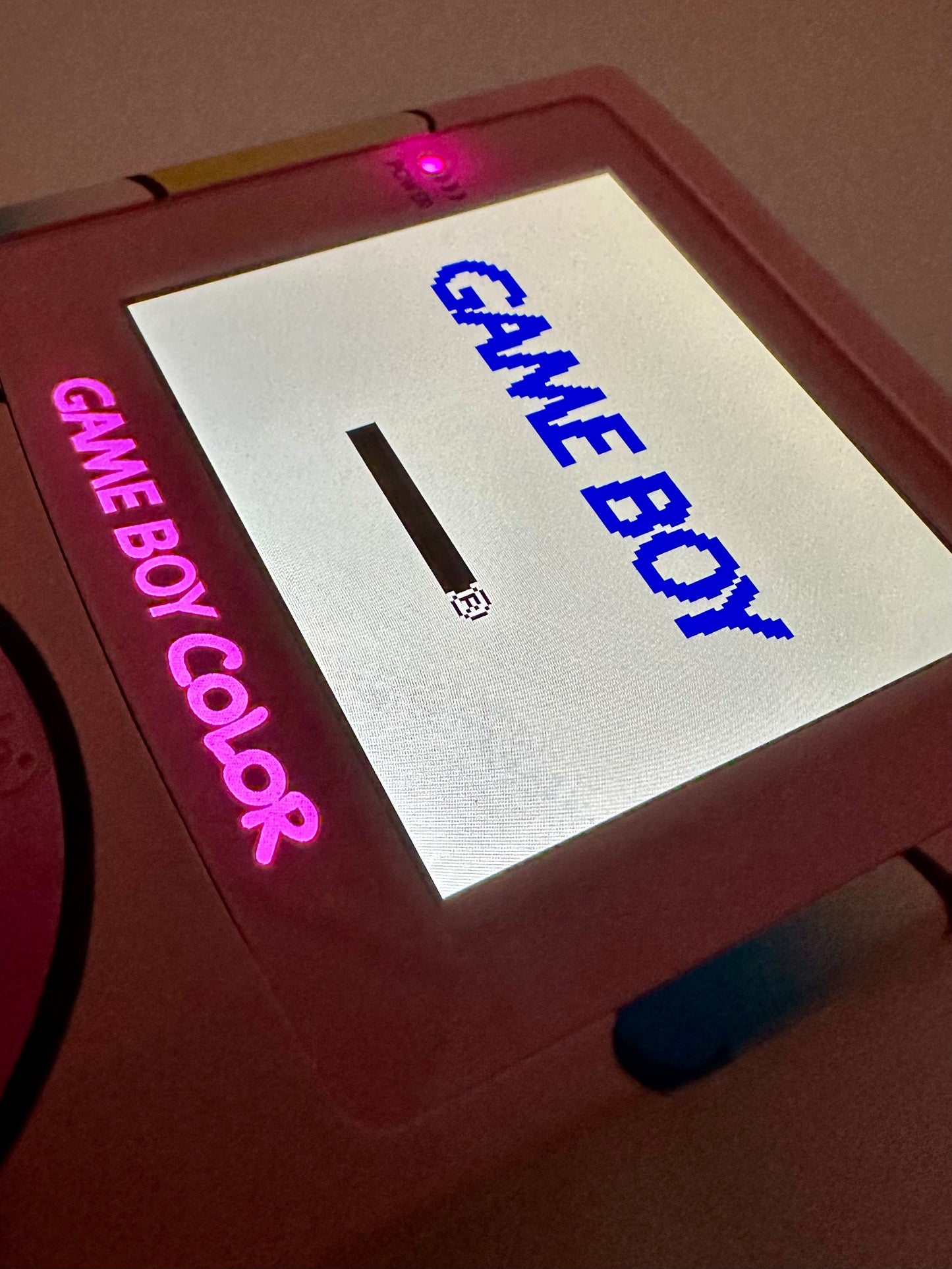 Kirby Game Boy Color with IPS Screen