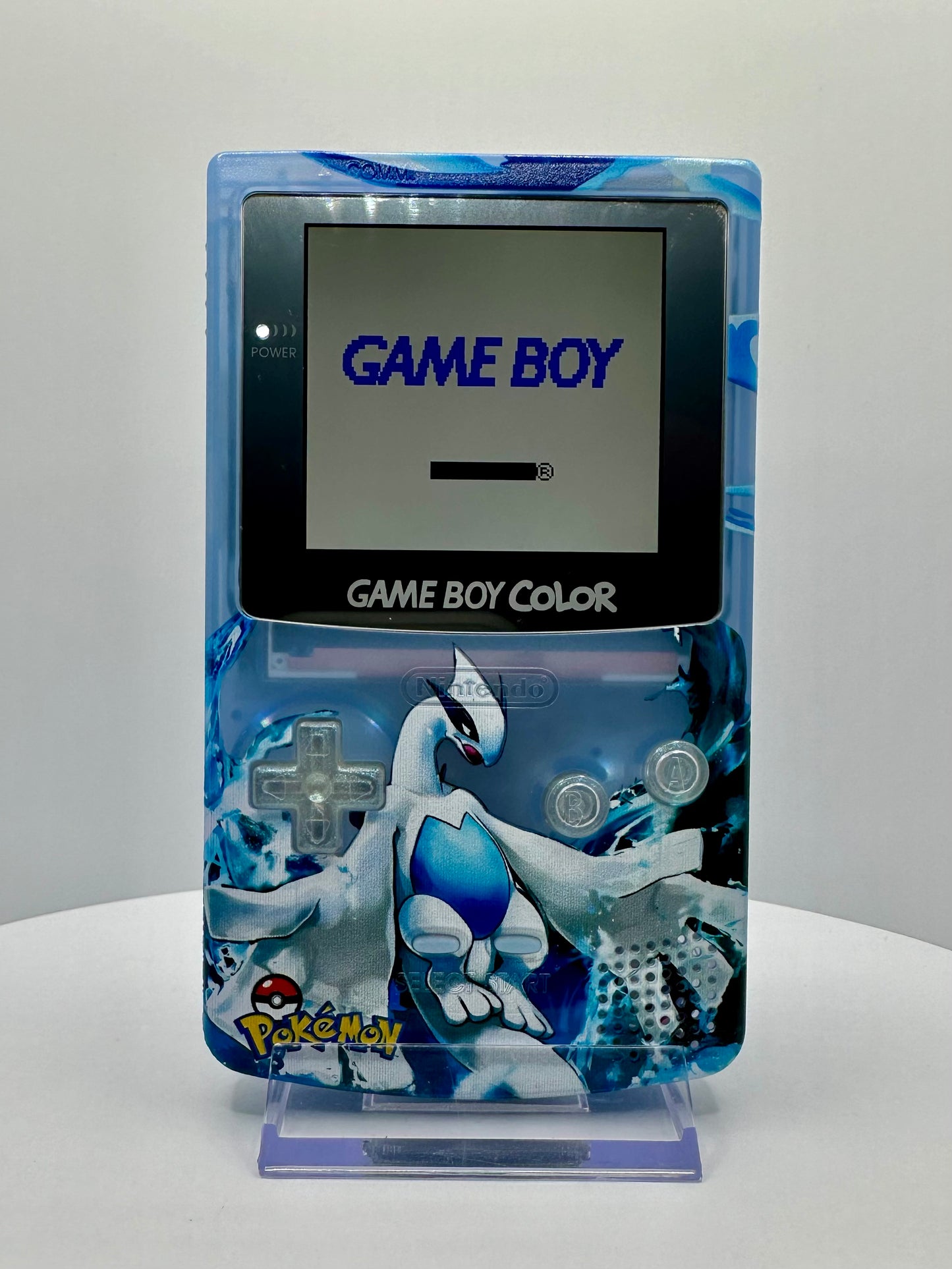 Lugia Game Boy Color with IPS Screen & Button LEDs