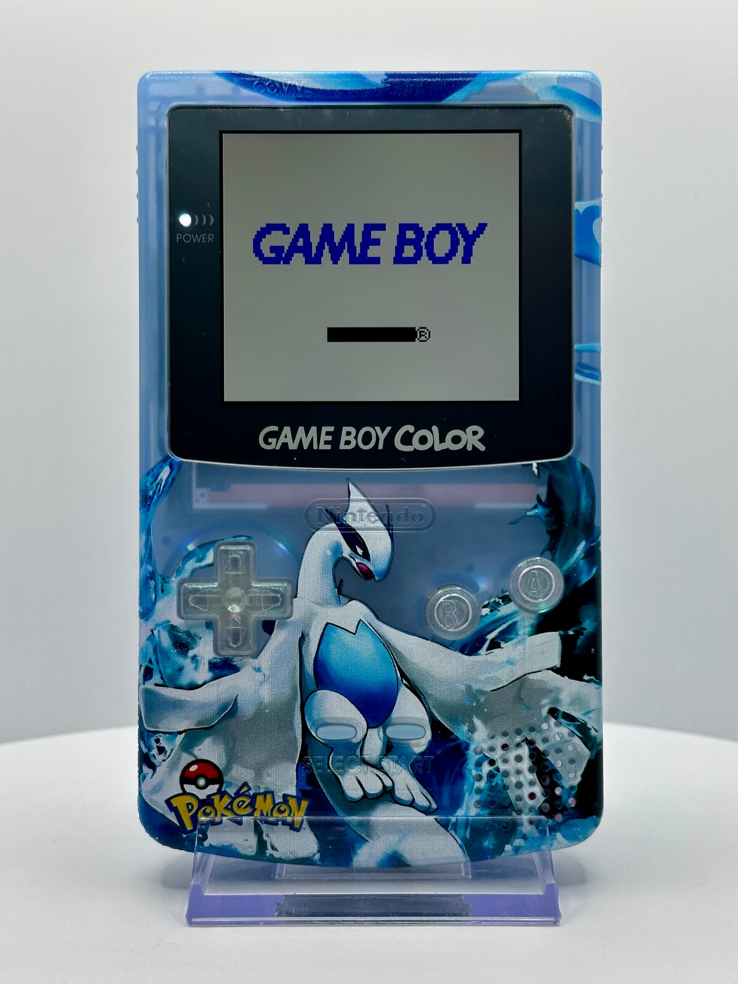 Lugia Game Boy Color with IPS Screen & Button LEDs