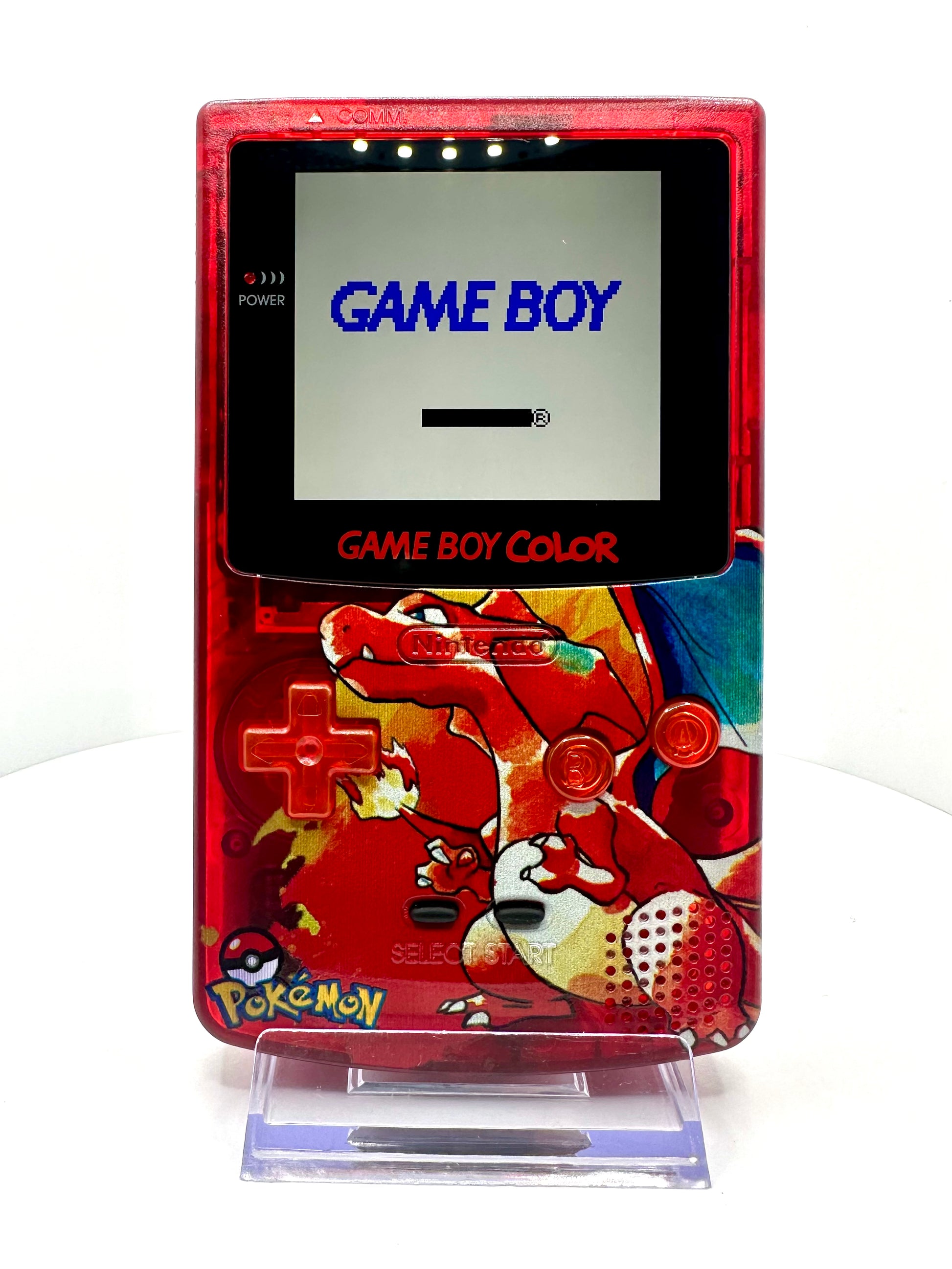 Charizard Game Boy Color with IPS Screen – GameBoyMart